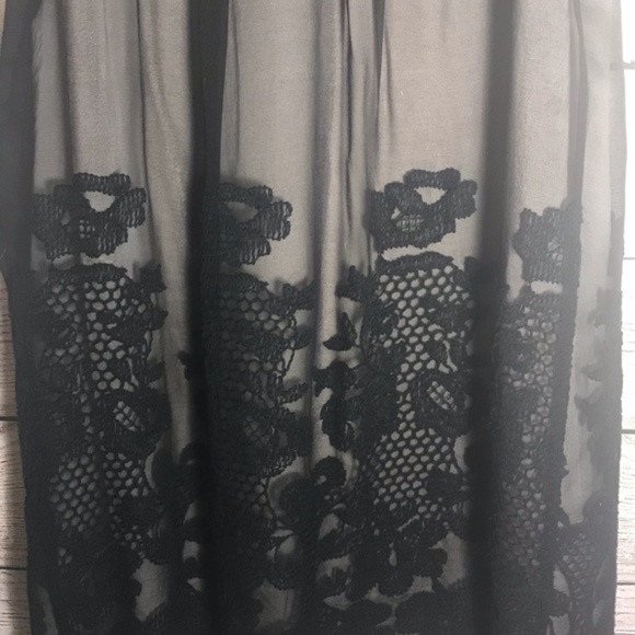 Hanii Y Anthropologie 100% Silk Embroidered Dress - Picture 7 of 7